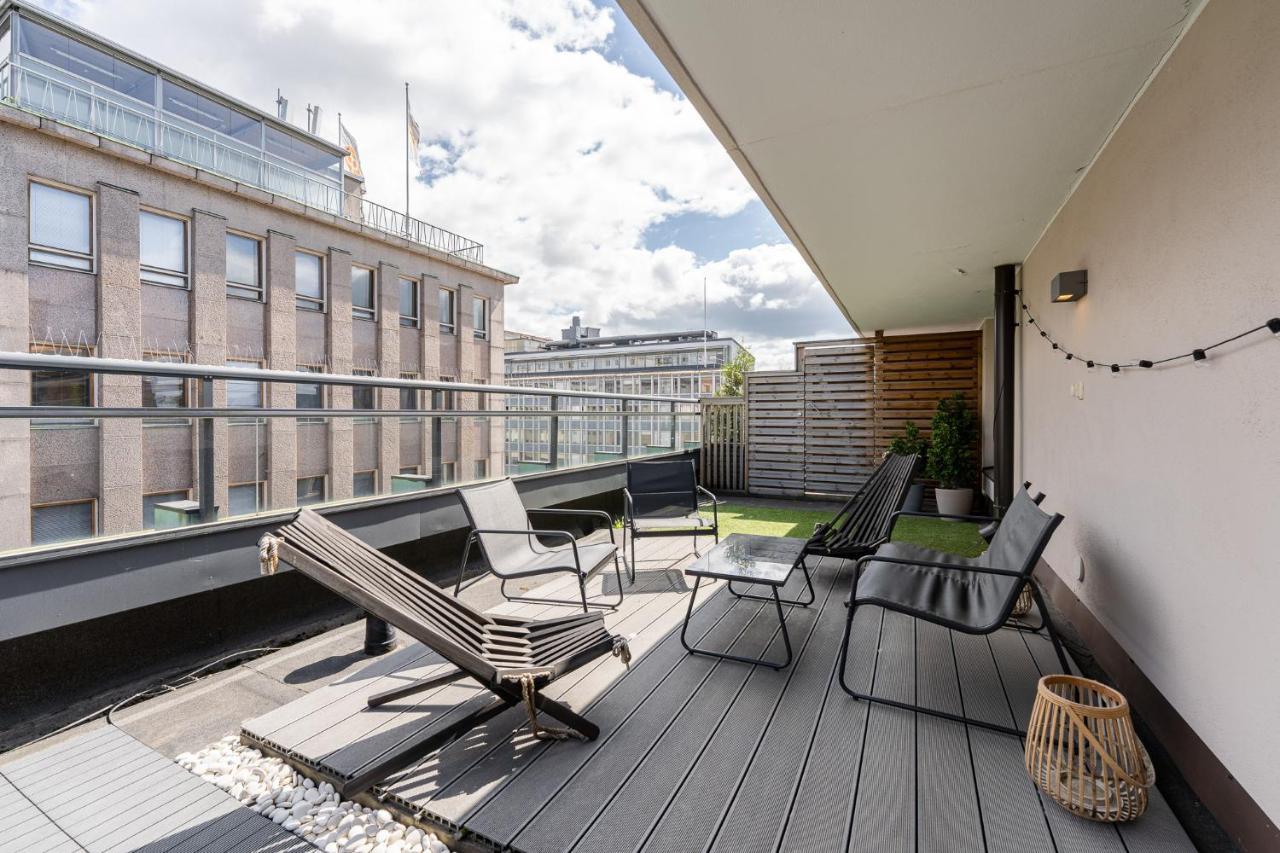 "Penthouse" - Renovated 1Br Apt With Sauna & 60M2 Private Terrace, Hosted By 2Ndhomes タンペレ エクステリア 写真